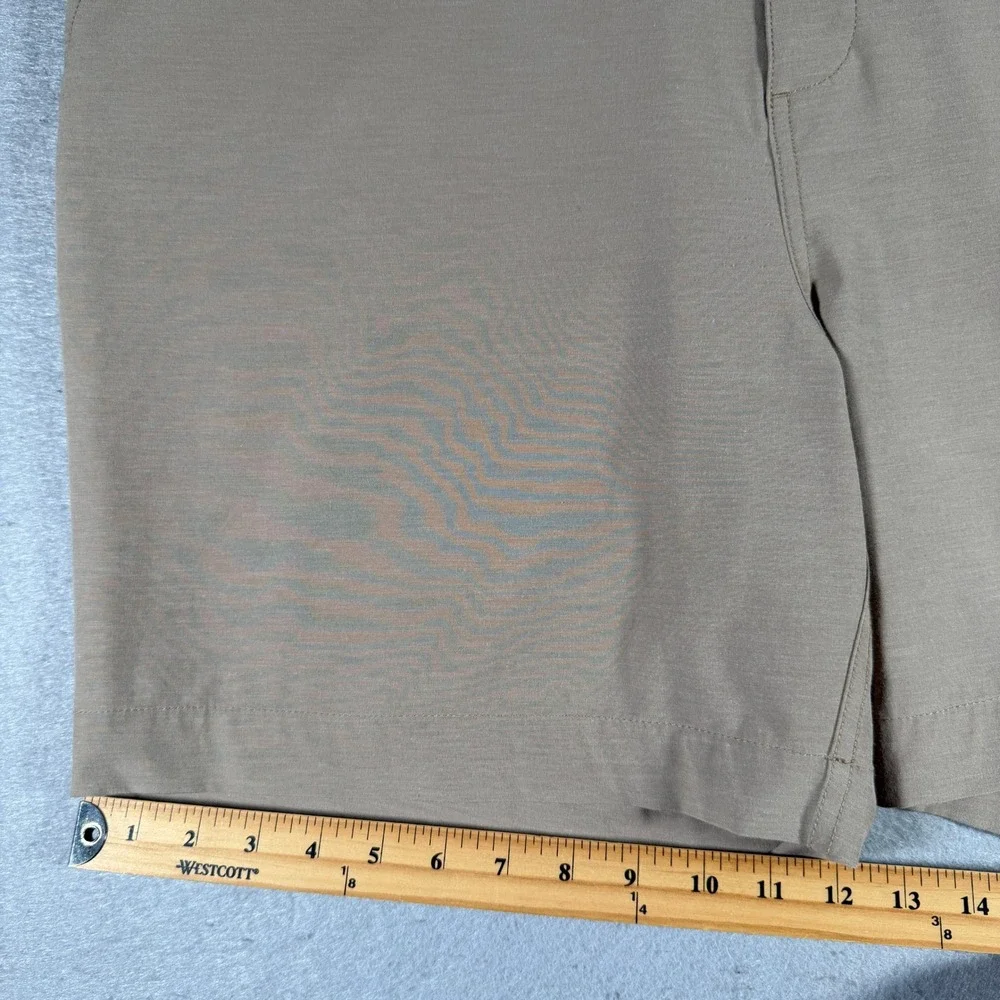 Faherty All Day Shorts Mens 42 Khaki Tan Hybrid‎ Stretch Board Shorts 8.5 Inseam